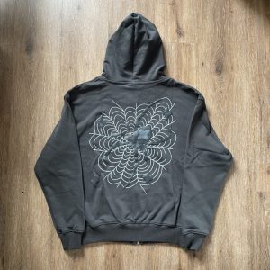 broken planet spider hoodie